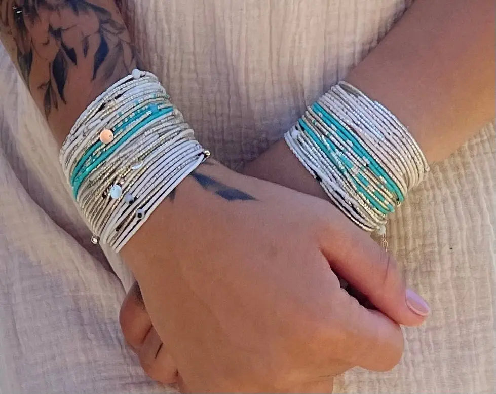 Manchette en Argent 925 "Le Bora Bora" - Mahana Bijoux