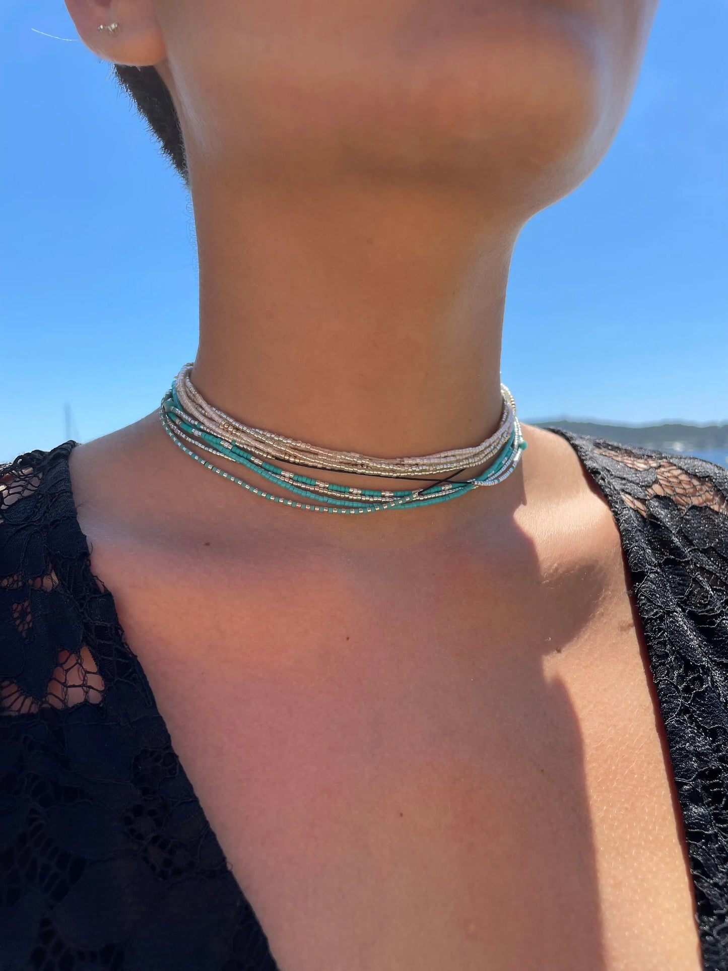 Manchette multi tours en argent 925 "Le Bali" - Mahana Bijoux