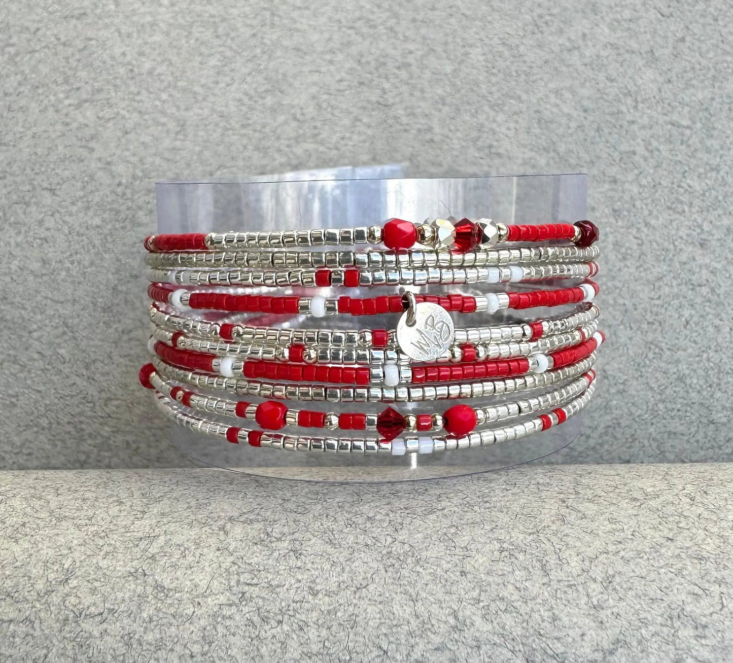 Manchette multi-tours en argent 925 “Love II” - Mahana Bijoux