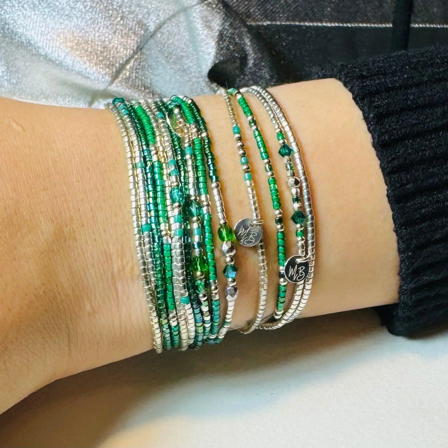 Bracelet 3 rangs en argent 925 “Esmie” - Mahana Bijoux