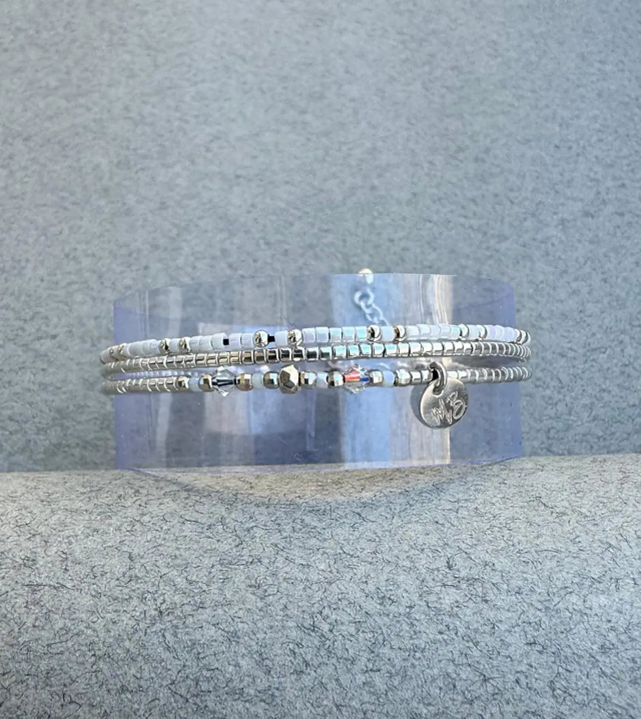 Bracelet 3 rangs en argent 925 “Bianca” - Mahana Bijoux