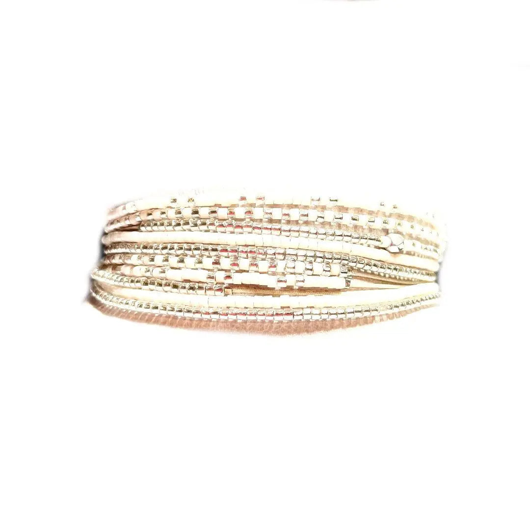 Manchette multi tours en Argent 925 Prague - Mahana Bijoux