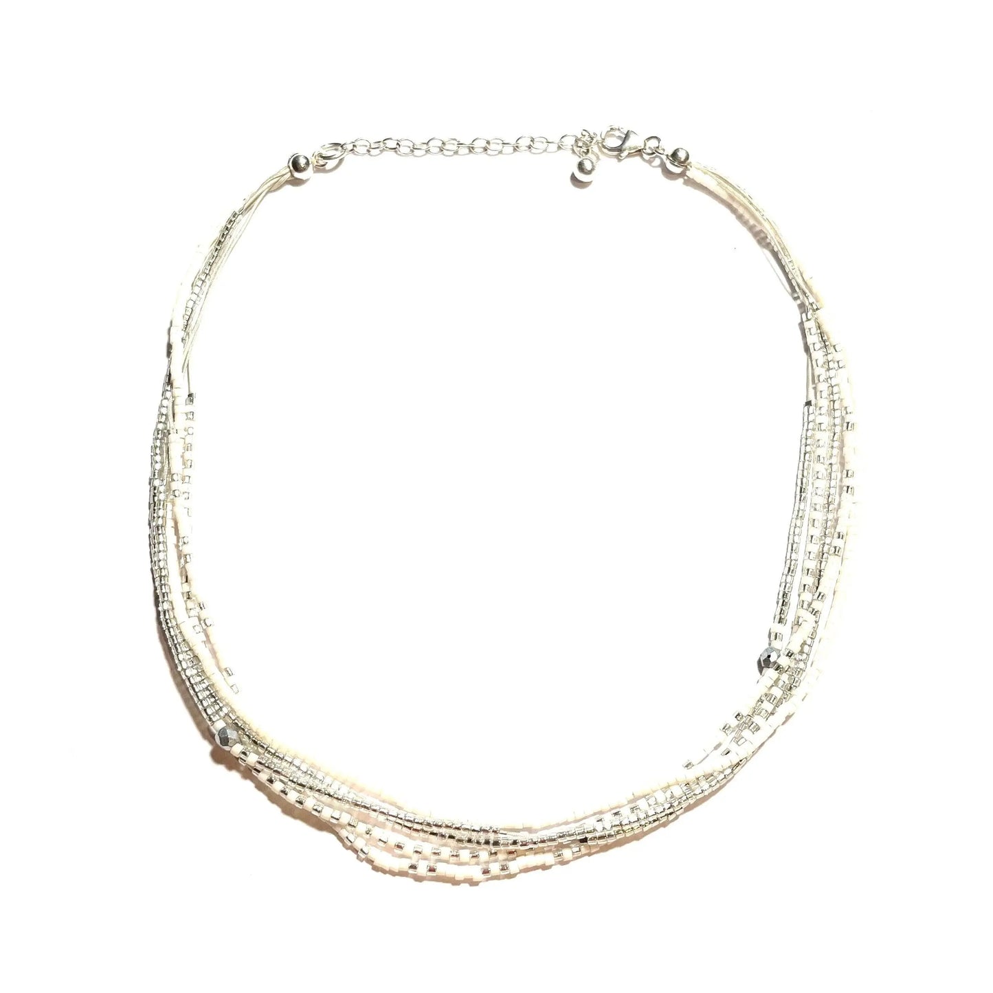 Manchette multi tours en Argent 925 Prague - Mahana Bijoux