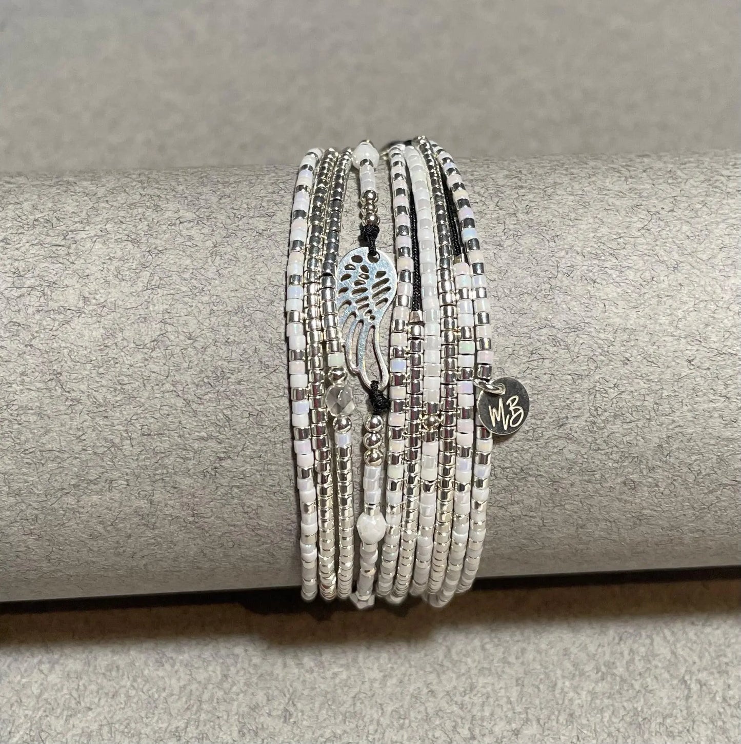Bracelet Multi rangs “Ange ou Démon” en argent 925 - Mahana Bijoux