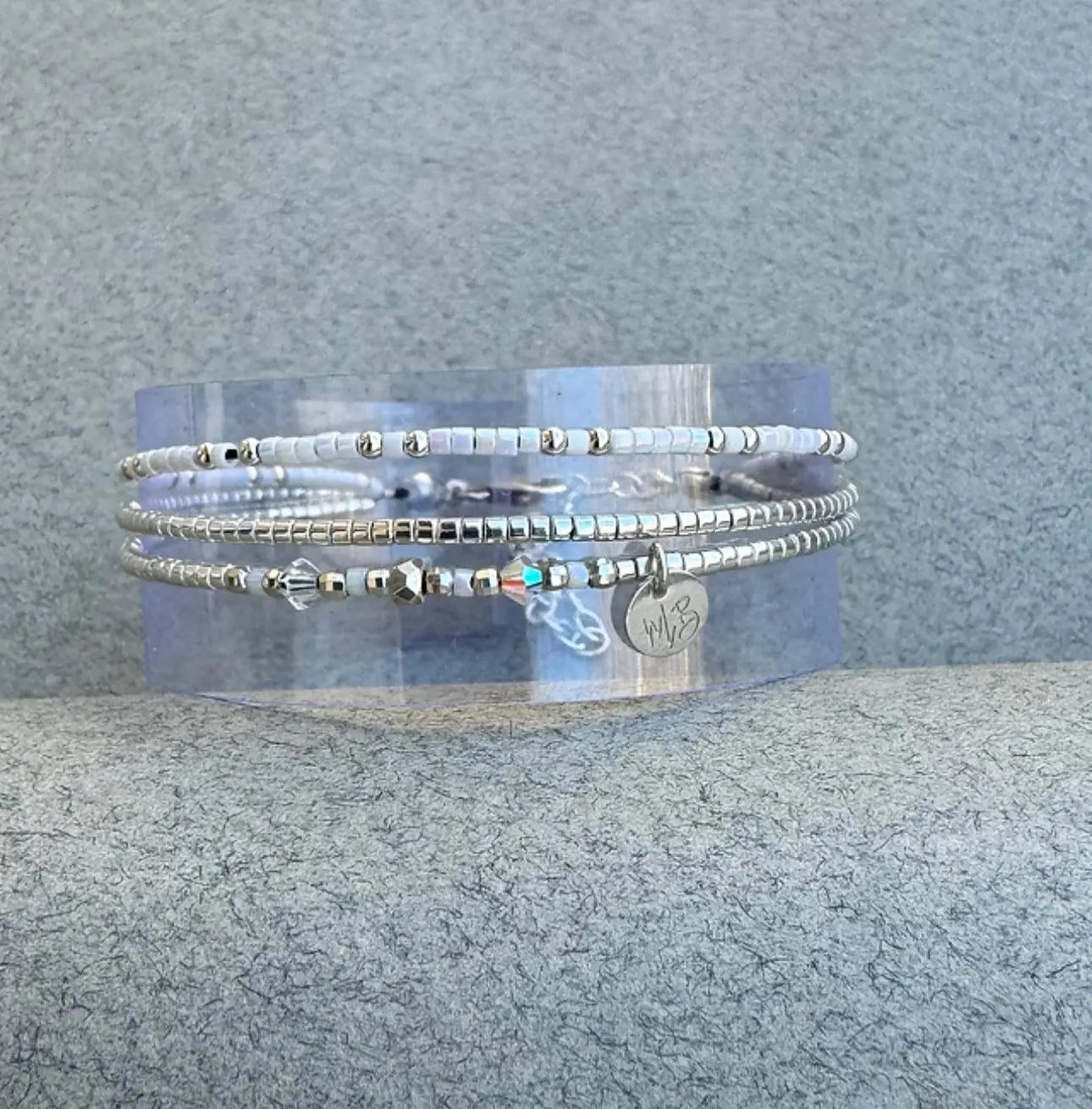 Bracelet 3 rangs en argent 925 “Bianca” - Mahana Bijoux