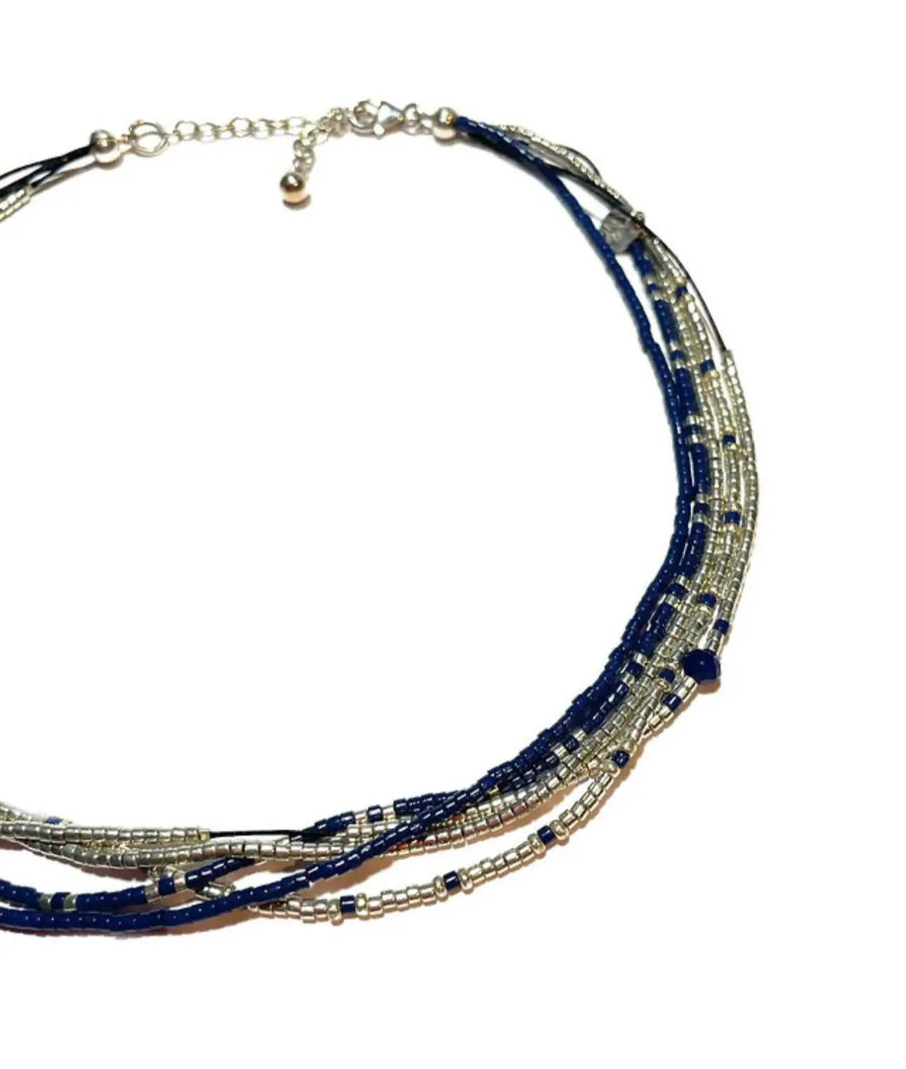 Manchette multi liens en Argent 925 "Le Cosmos" - Mahana Bijoux