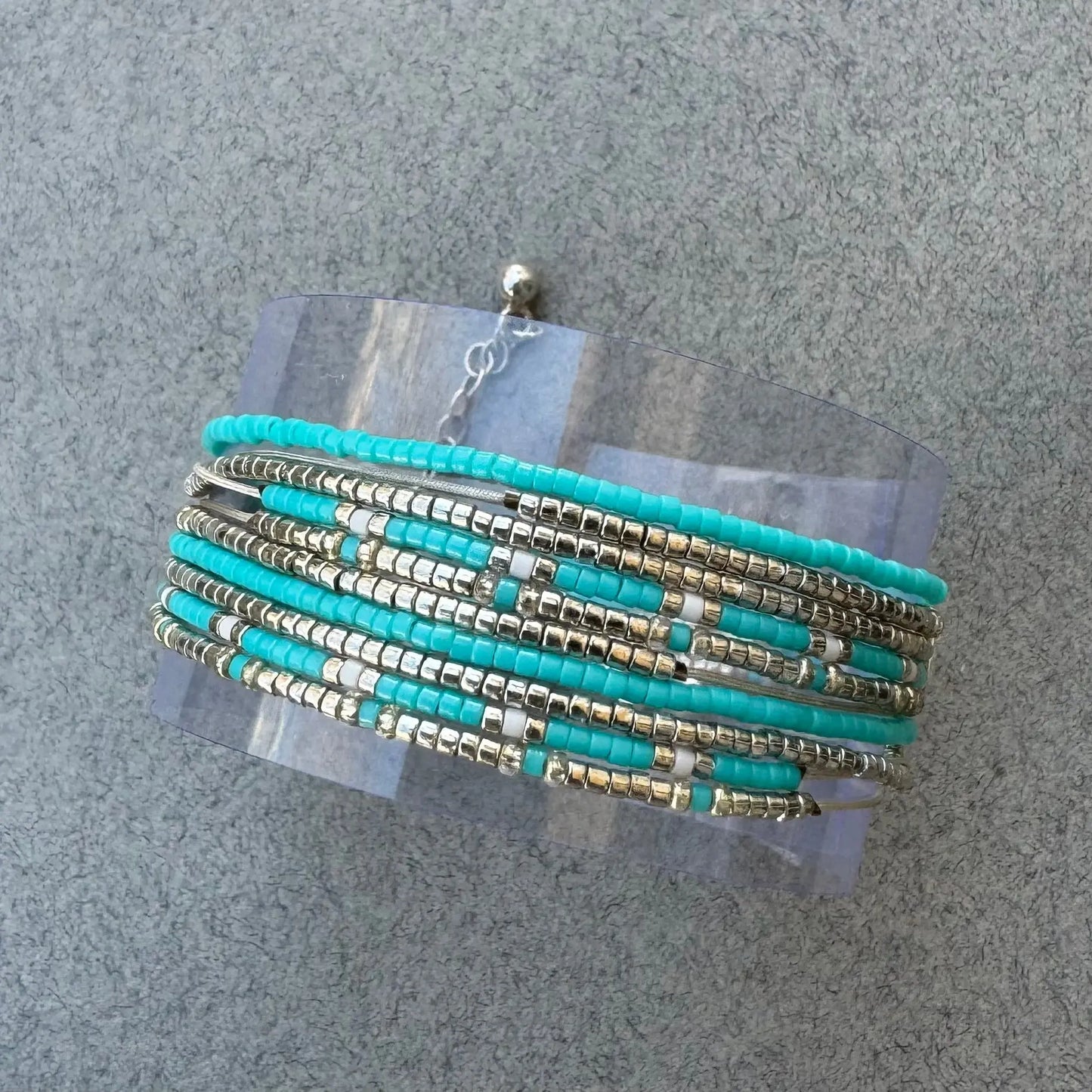 Manchette multi tours en argent 925 "Le Bali" - Mahana Bijoux
