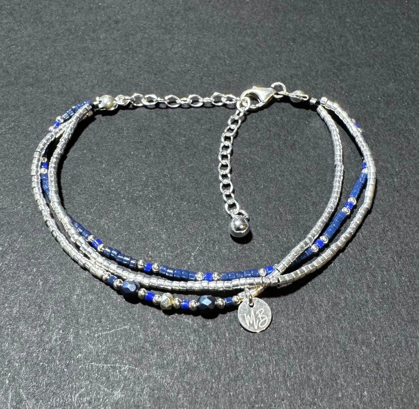 Bracelet 3 rangs argent 925 “Astra” - Mahana Bijoux