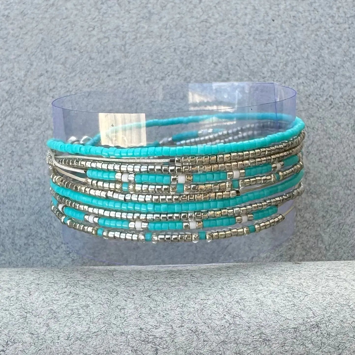 Manchette multi tours en argent 925 "Le Bali" - Mahana Bijoux