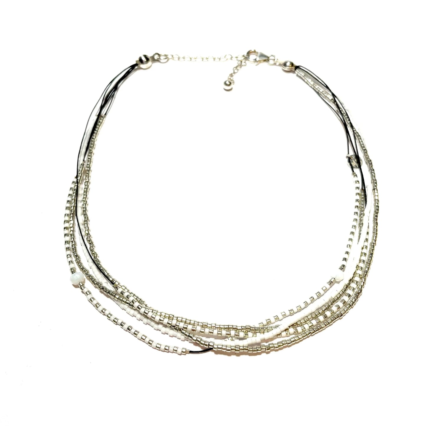 Manchette multi liens en Argent 925 "Berlin" - Mahana Bijoux