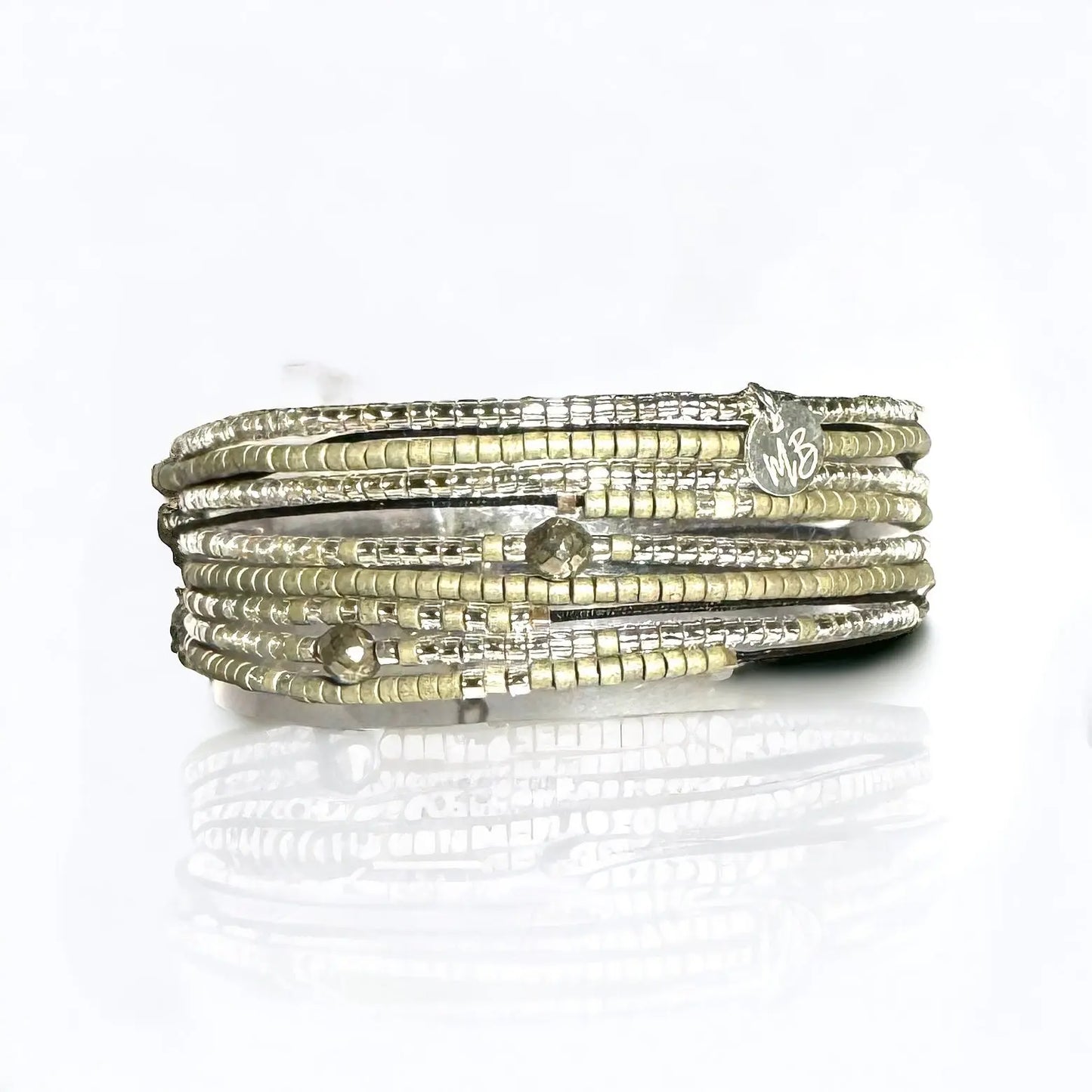 Manchette multi liens en Argent 925 "Le Golden One" - Mahana Bijoux