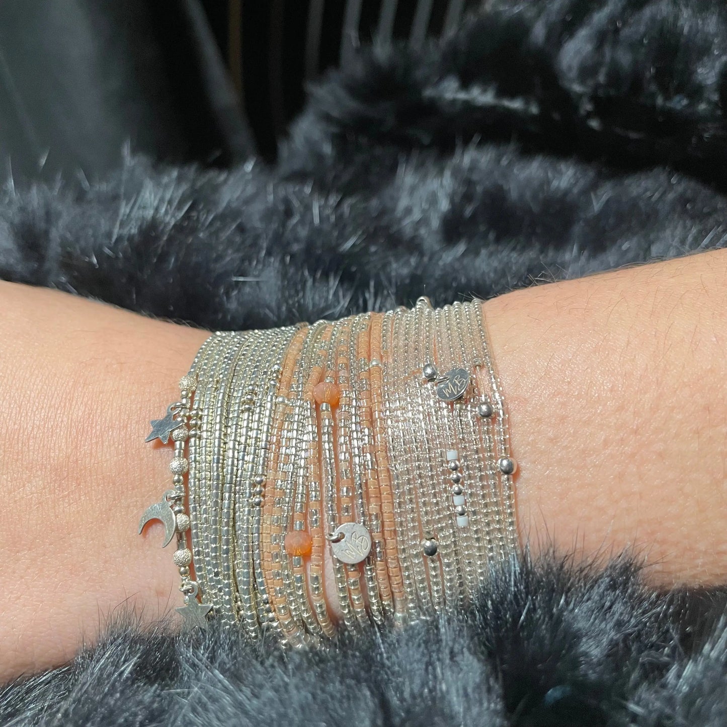 Manchette multi tours en Argent 925 "Le Nude One" - Mahana Bijoux