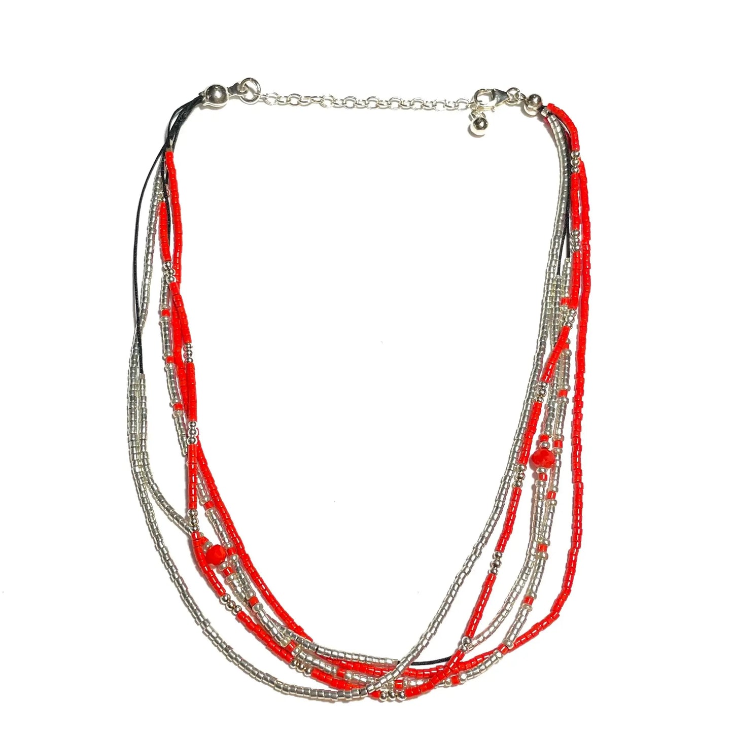 Manchette multi rangs en Argent 925 "Le DAIQUIRI " - Mahana Bijoux