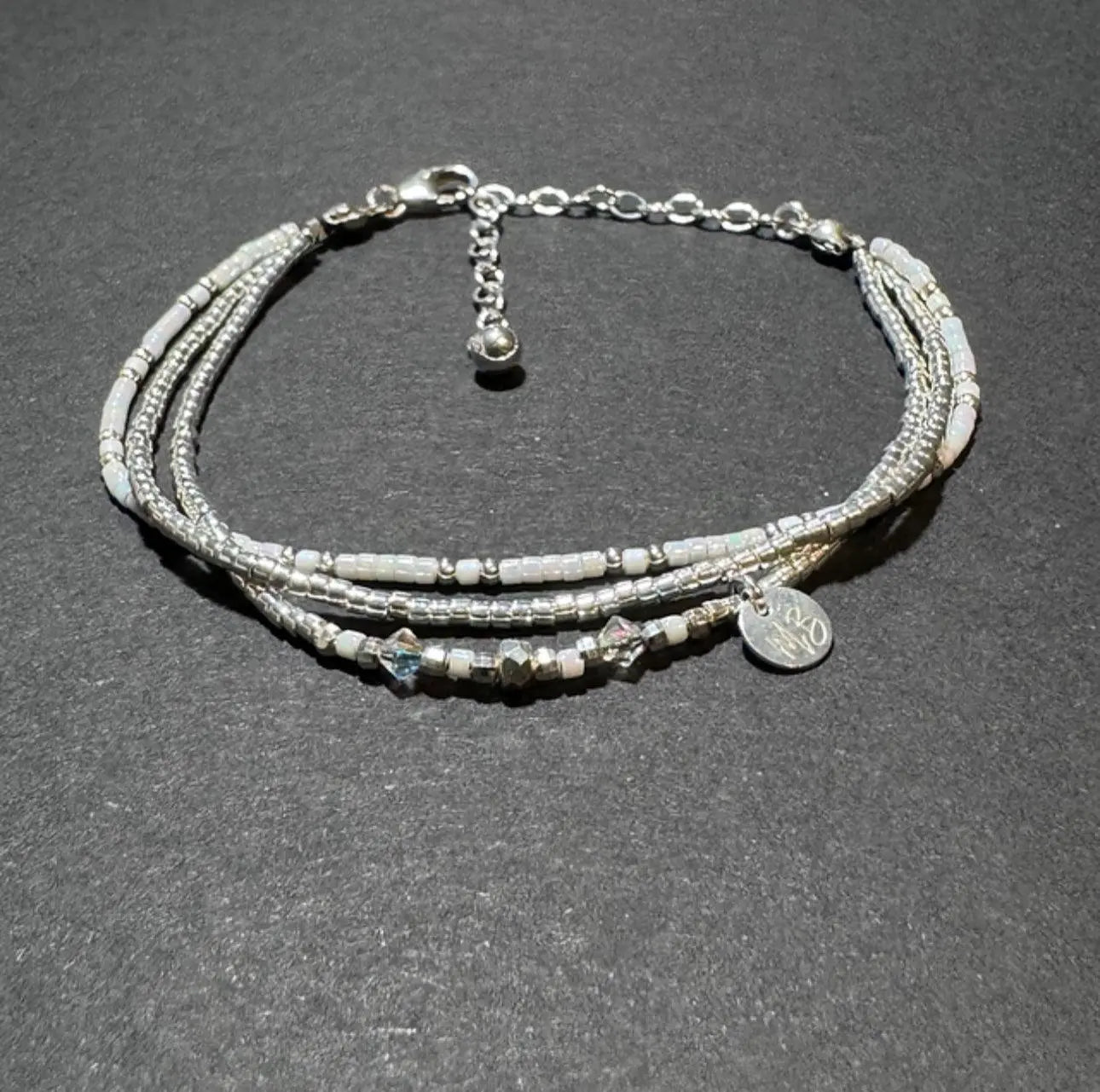 Bracelet 3 rangs en argent 925 “Bianca” - Mahana Bijoux