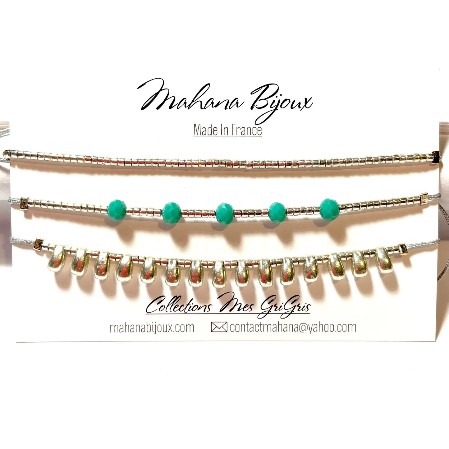Carte 3 Bracelets "Stella” - Mahana Bijoux