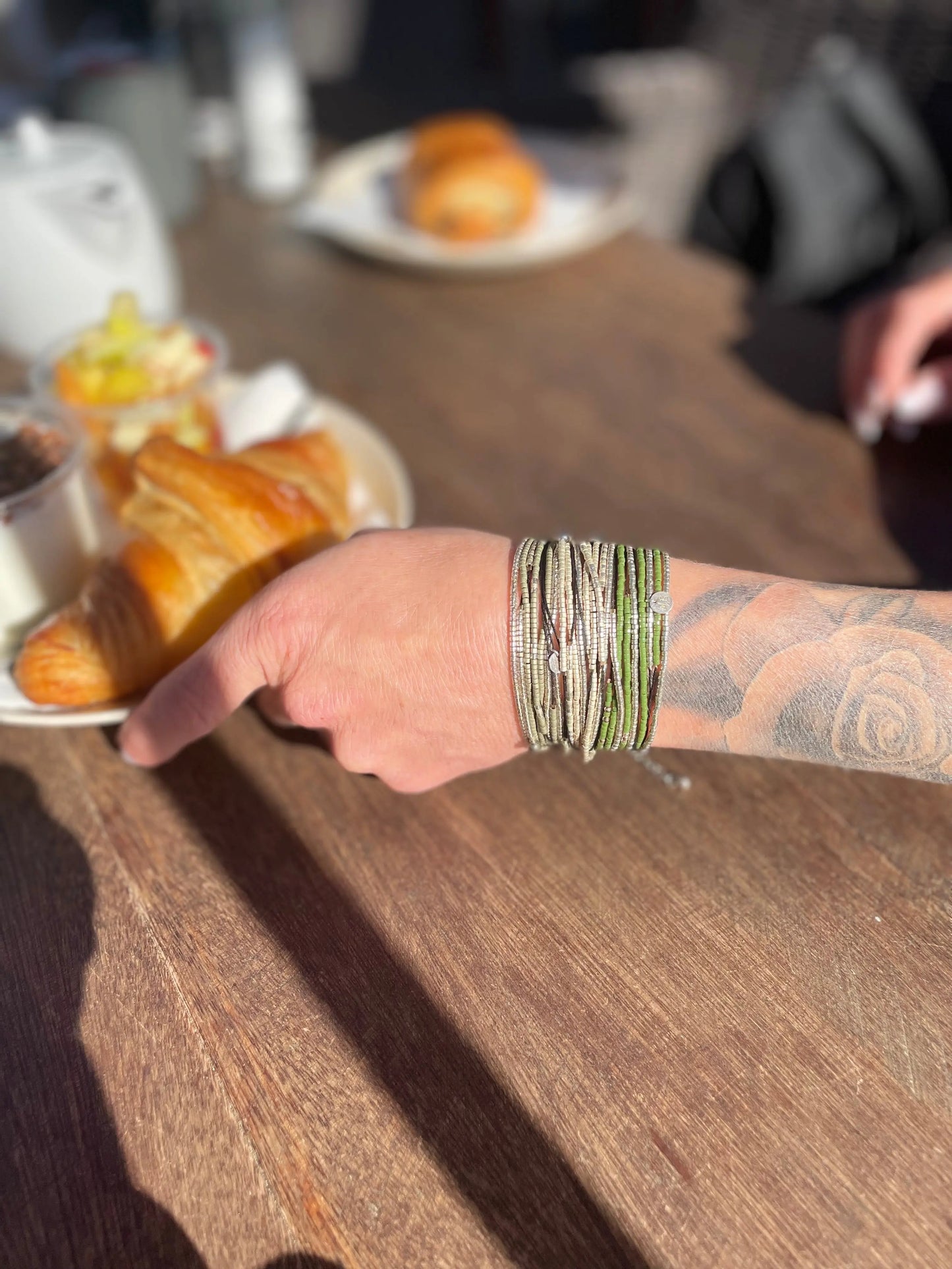 Manchette multi liens en Argent 925 "Le Greenacre" - Mahana Bijoux