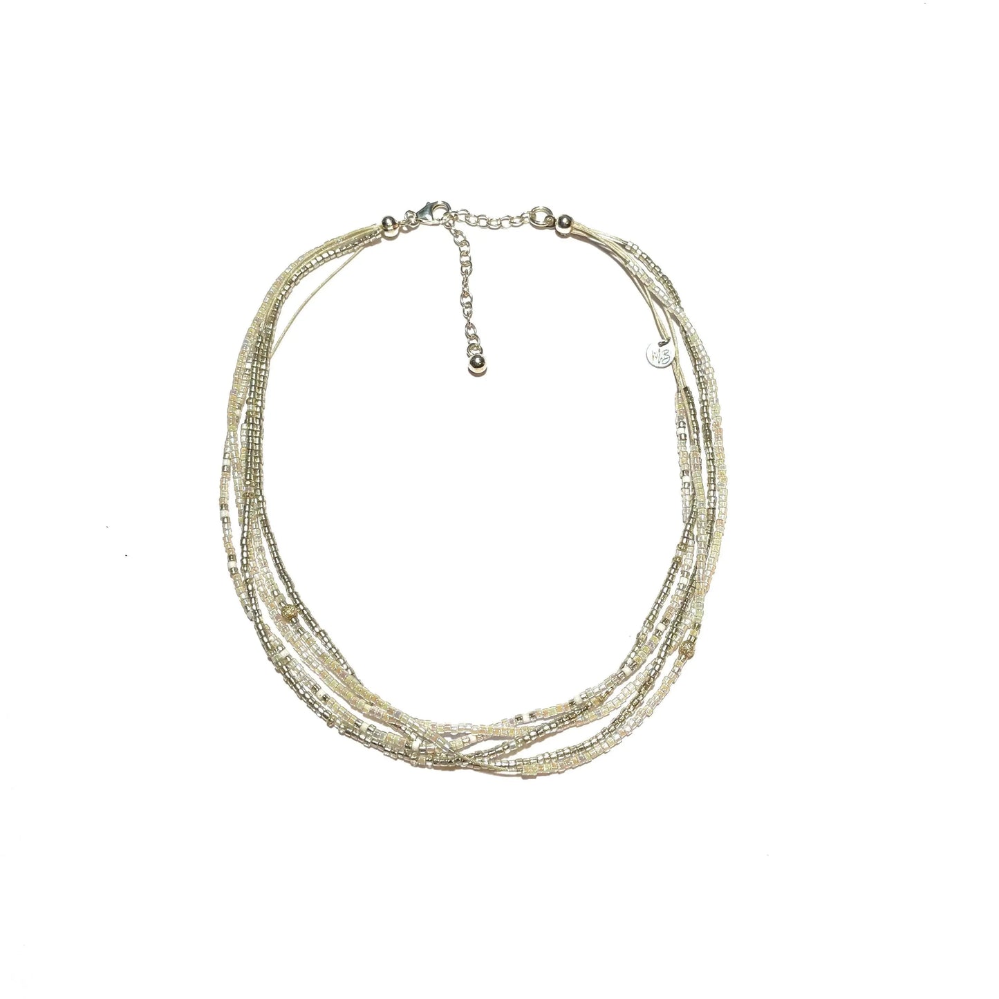 Manchette multi tours en Argent 925 Prague - Mahana Bijoux