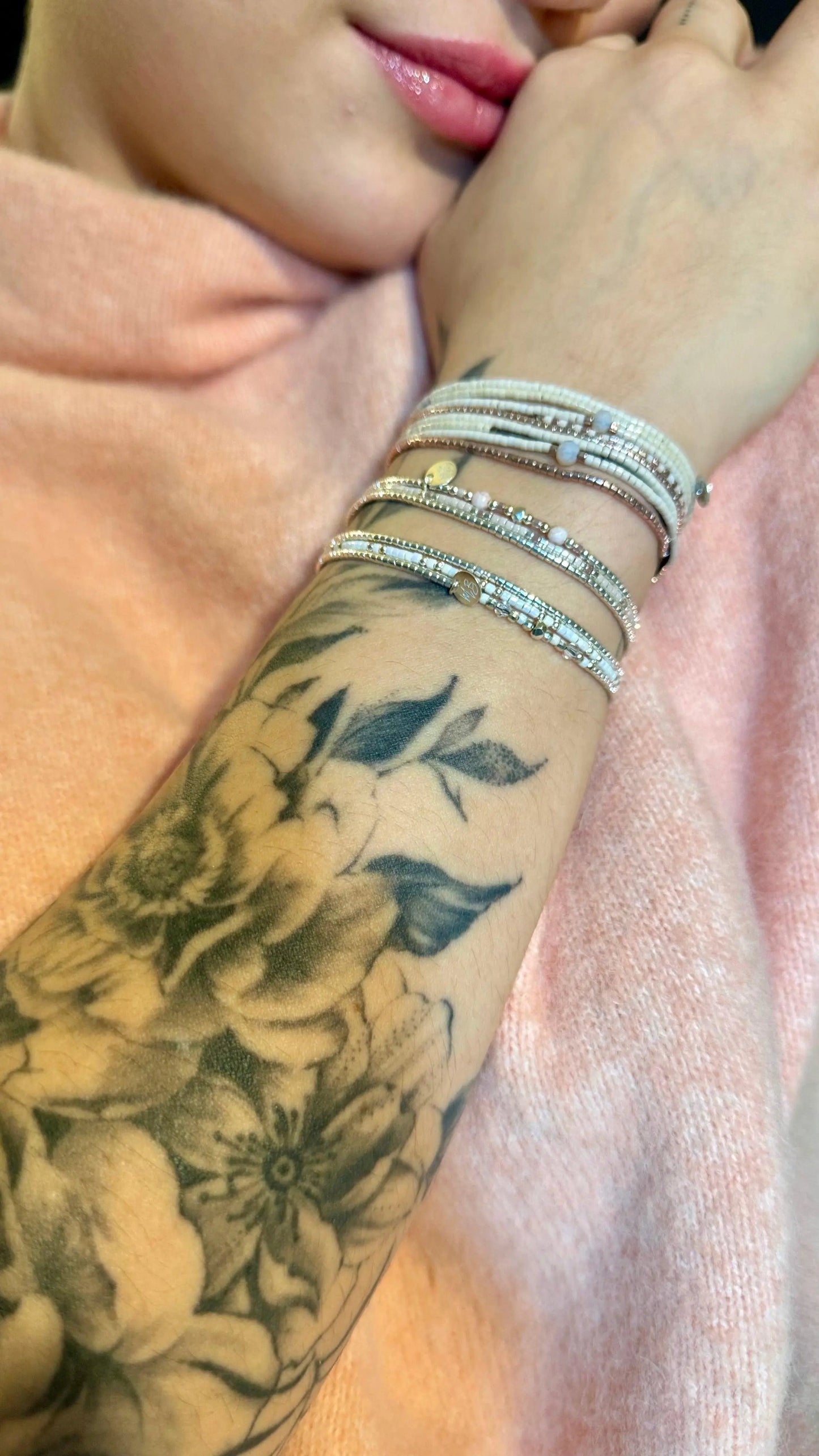 Manchette multi tours en Argent 925 “Le Hailey” - Mahana Bijoux