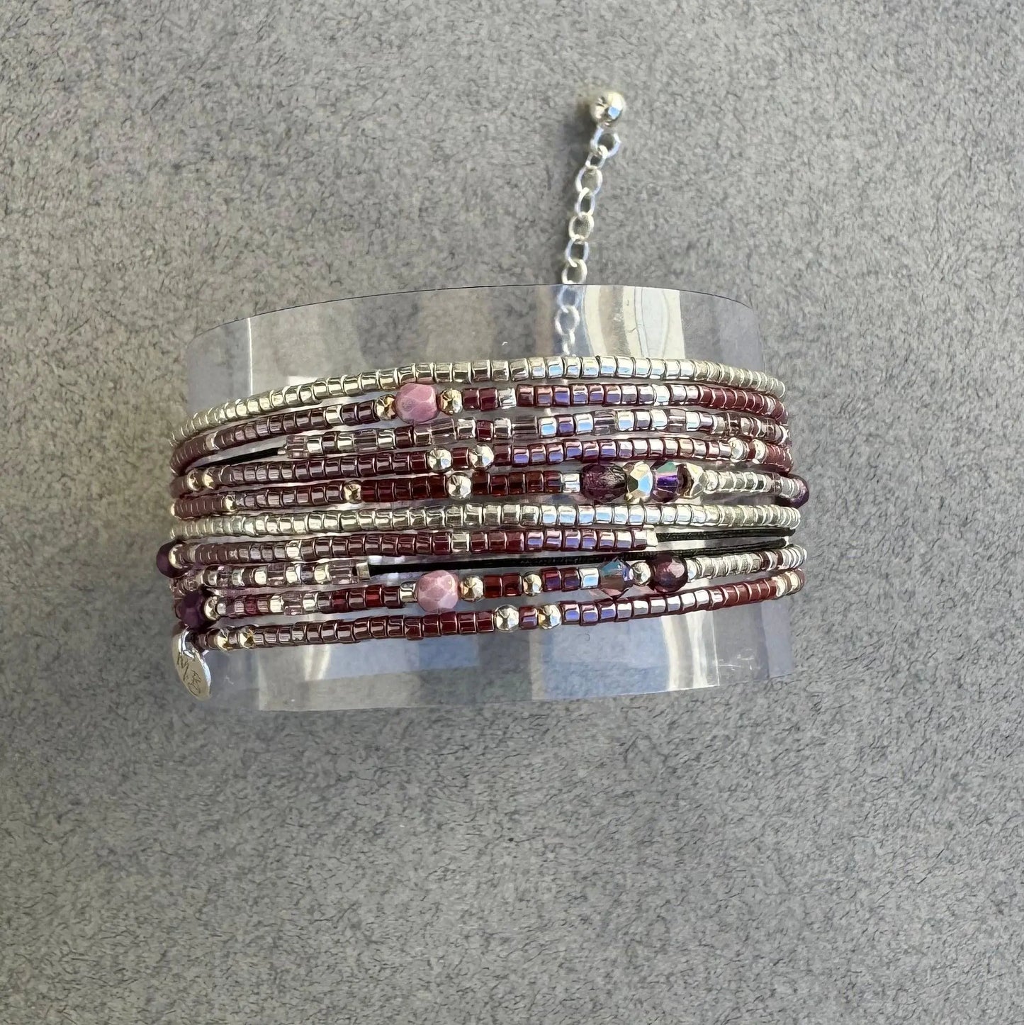 Bracelet Multi-Rangs “Isia” en argent 925 - Mahana Bijoux
