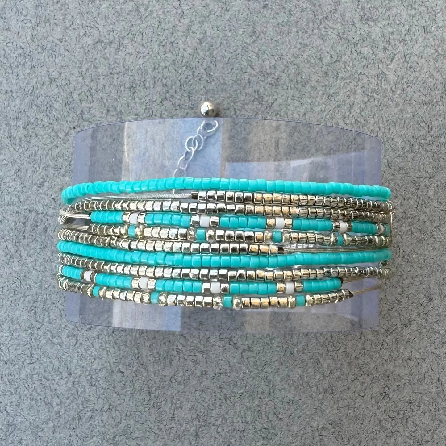 Manchette multi tours en argent 925 "Le Bali" - Mahana Bijoux
