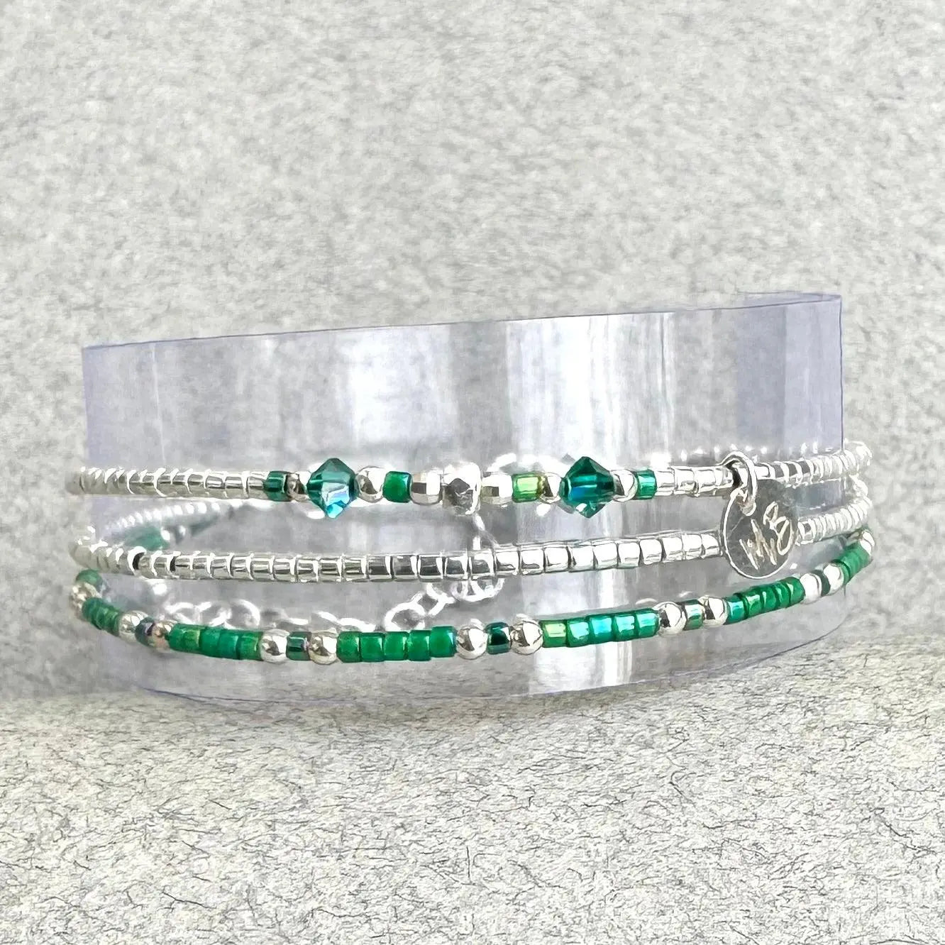 Bracelet 3 rangs en argent 925 “Esmie” - Mahana Bijoux