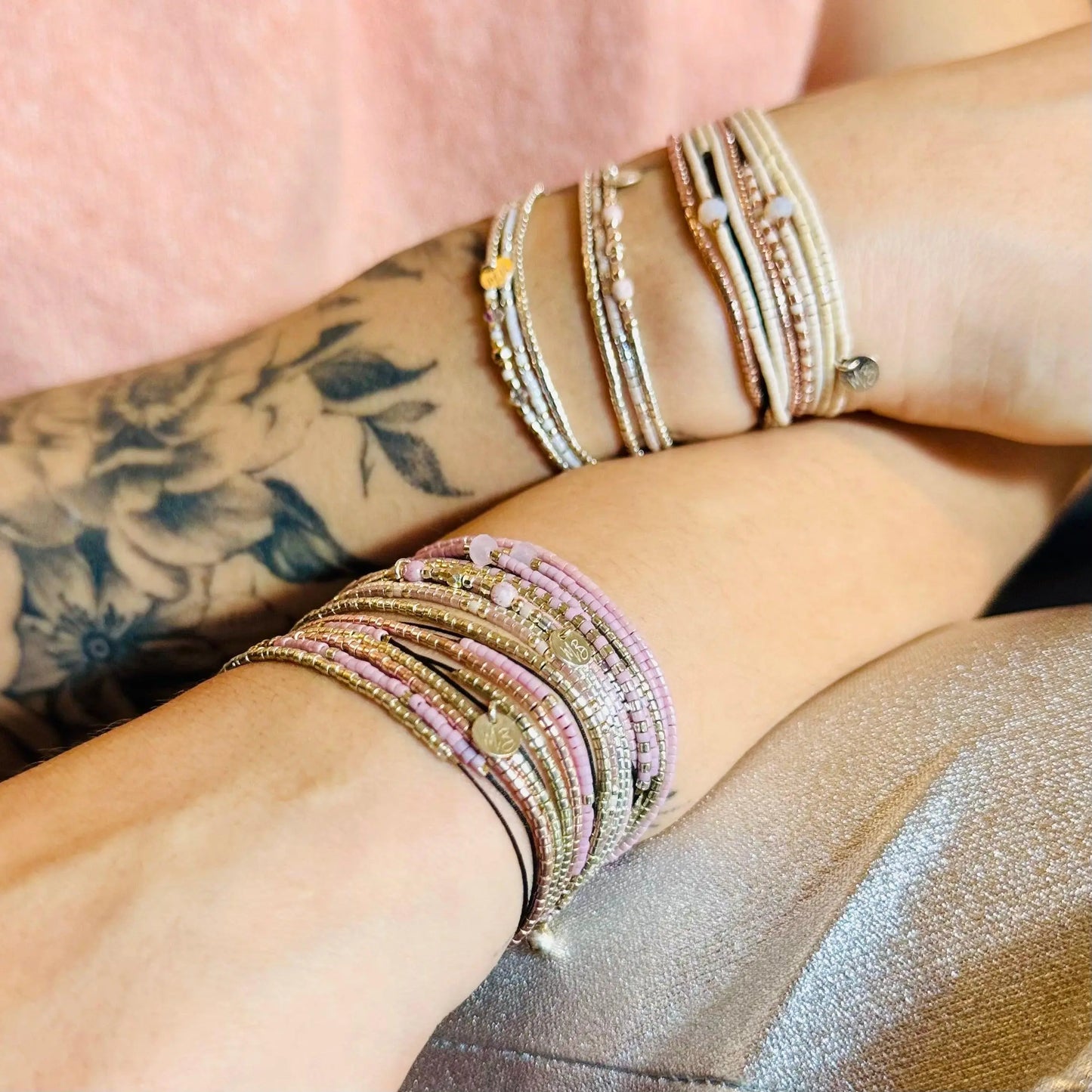 Manchette multi tours en Argent 925 “Le Hailey” - Mahana Bijoux