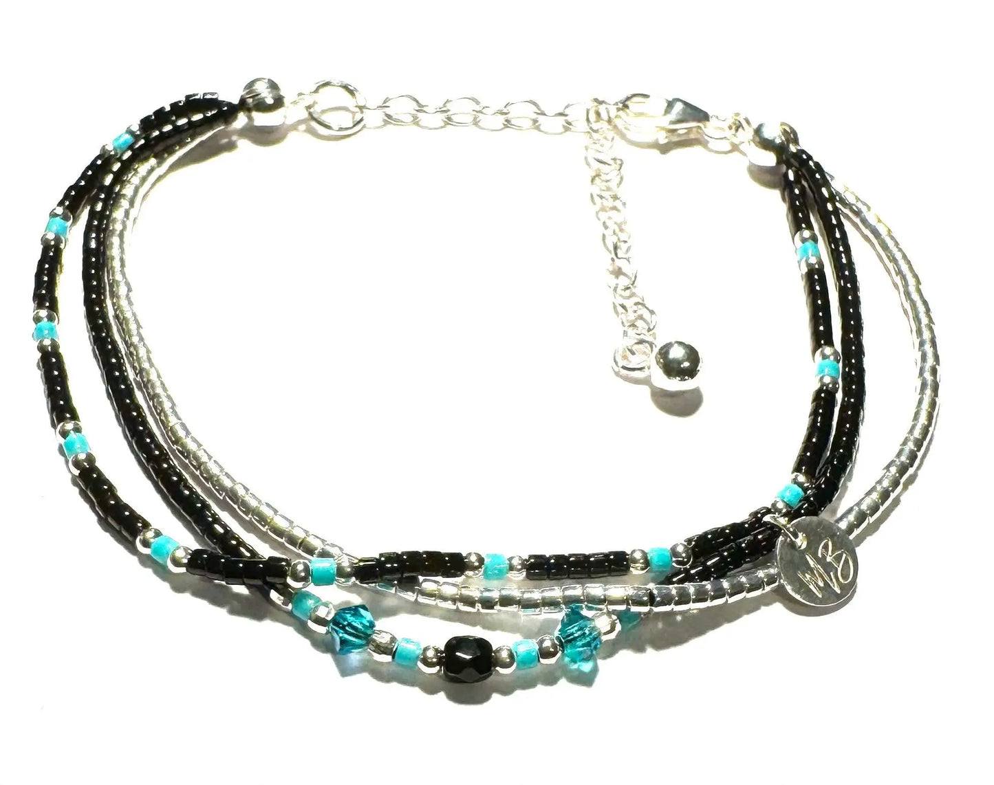 Bracelet 3 rangs en Argent 925 “Lola L.” - Mahana Bijoux