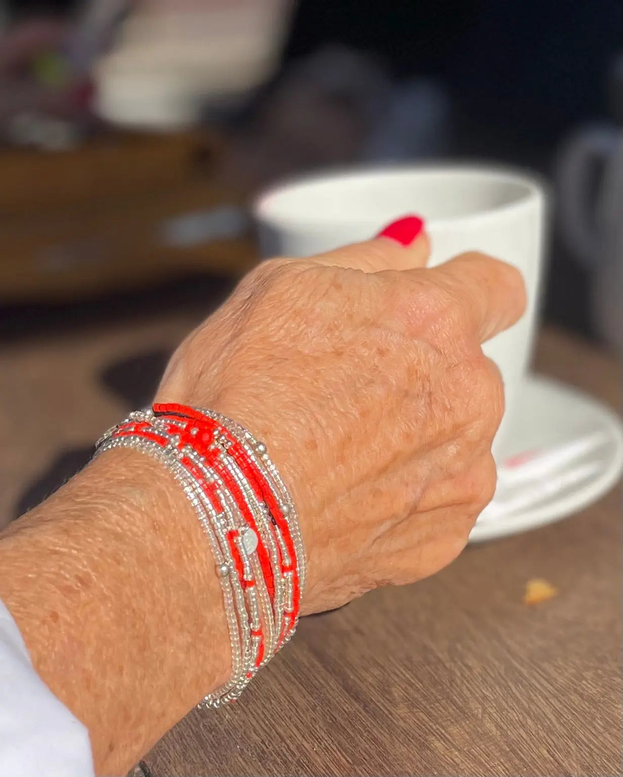 Manchette multi rangs en Argent 925 "Le DAIQUIRI " - Mahana Bijoux