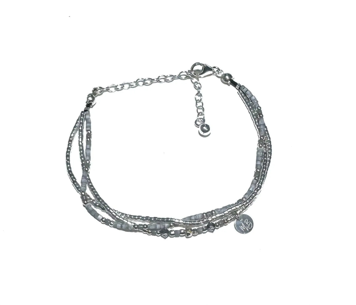 Bracelet 3 rangs en argent 925 “Alba ” - Mahana Bijoux