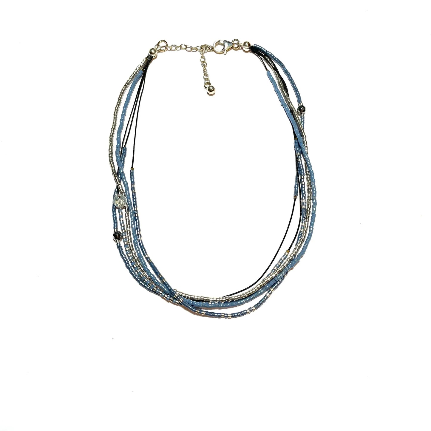 Manchette multi tours en Argent 925 Le Bogota - Mahana Bijoux