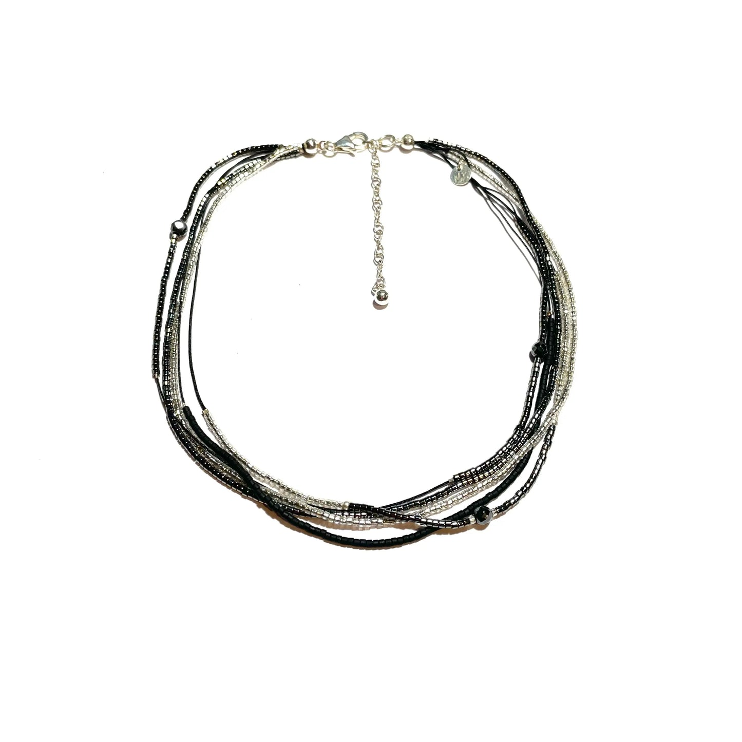 Manchette multi tours en Argent 925 "le Smoky" - Mahana Bijoux