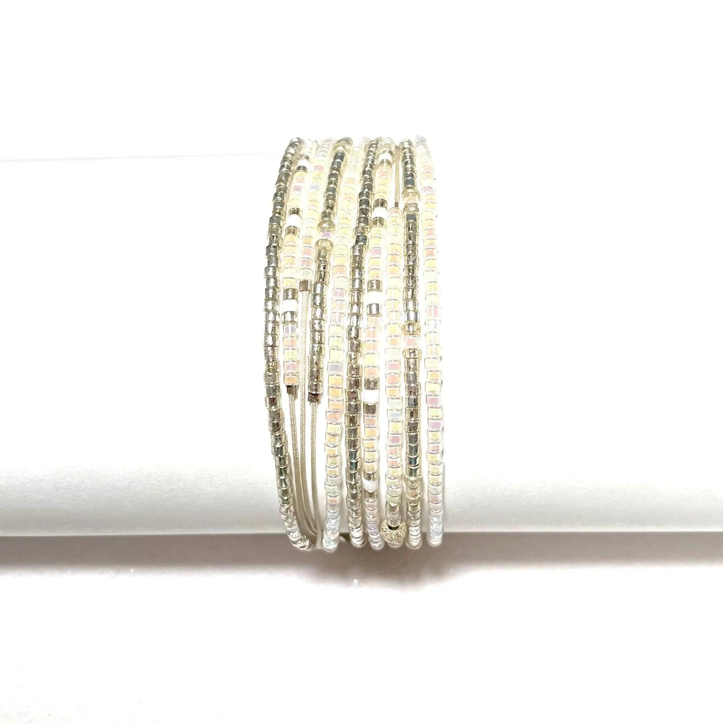 Manchette multi tours en Argent 925 Prague - Mahana Bijoux