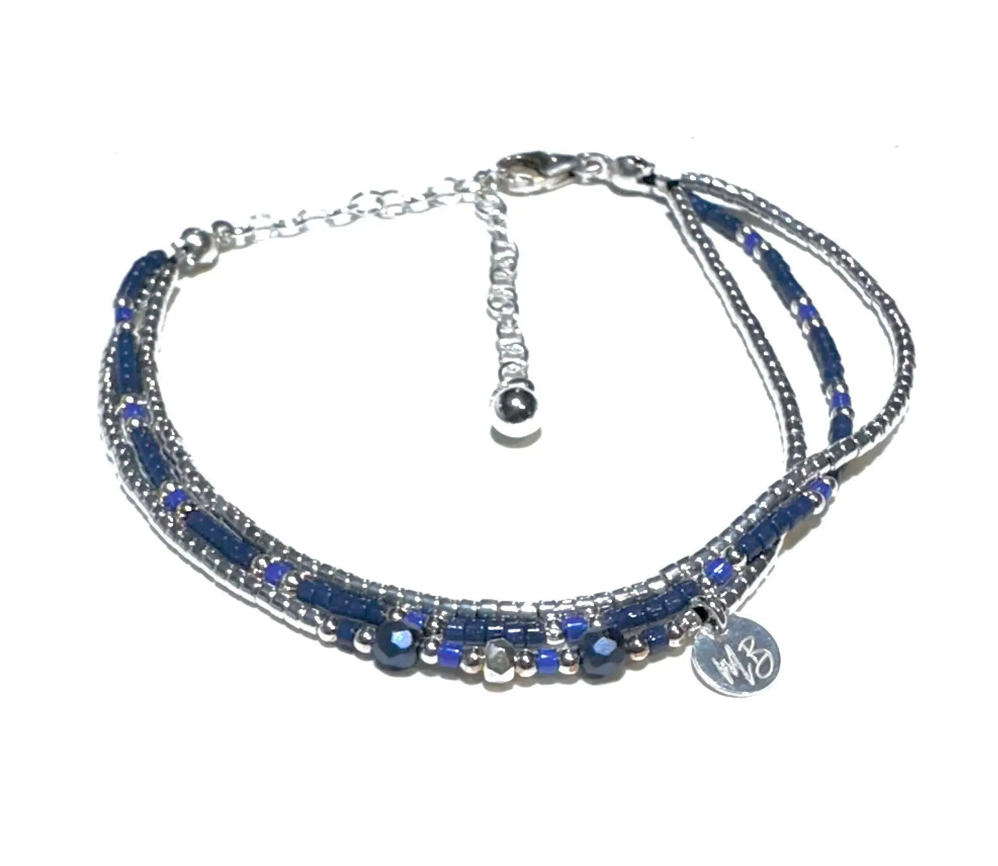 Bracelet 3 rangs argent 925 “Astra” - Mahana Bijoux
