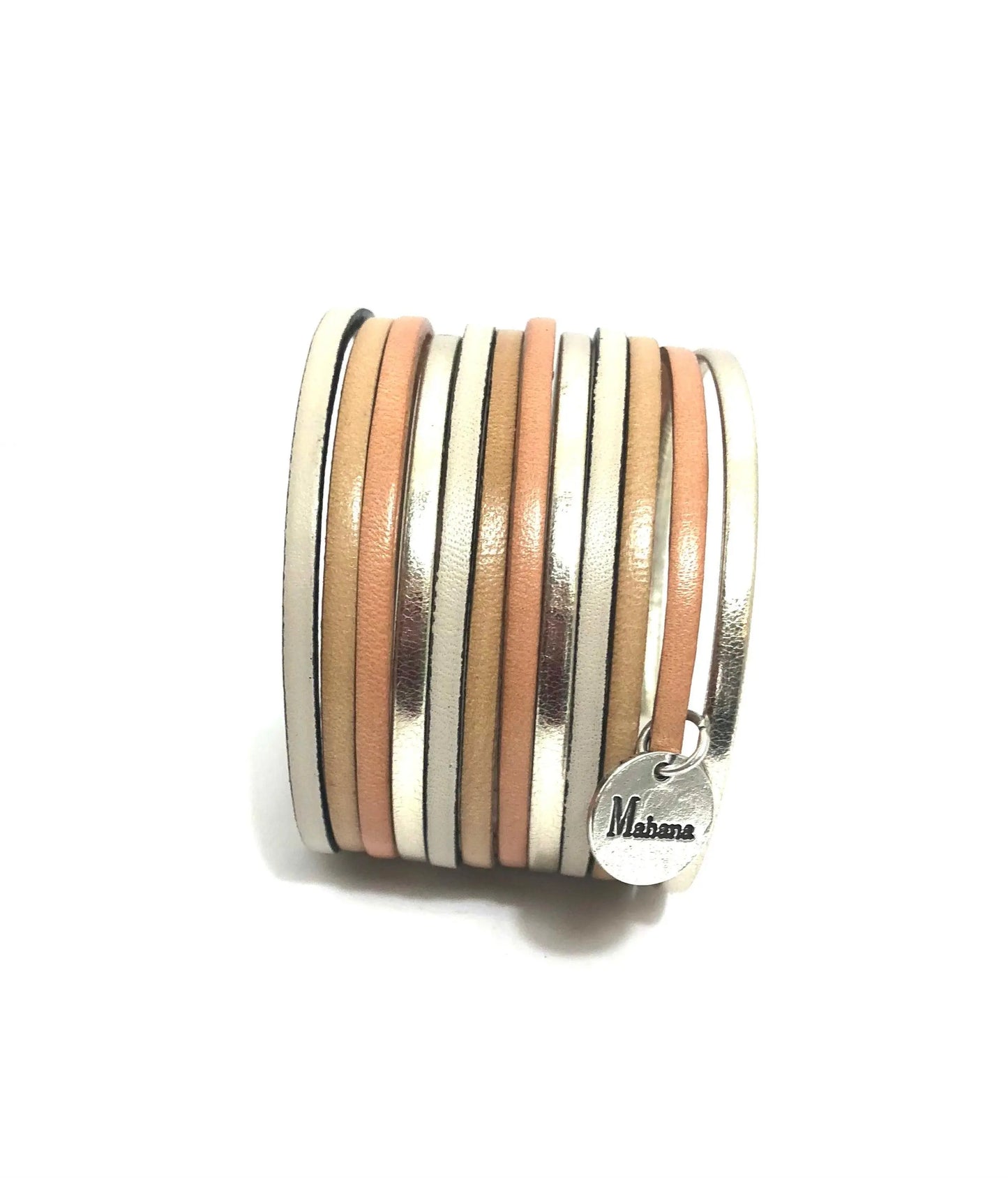 Manchette | Bracelet en cuir Lima - Mahana Bijoux