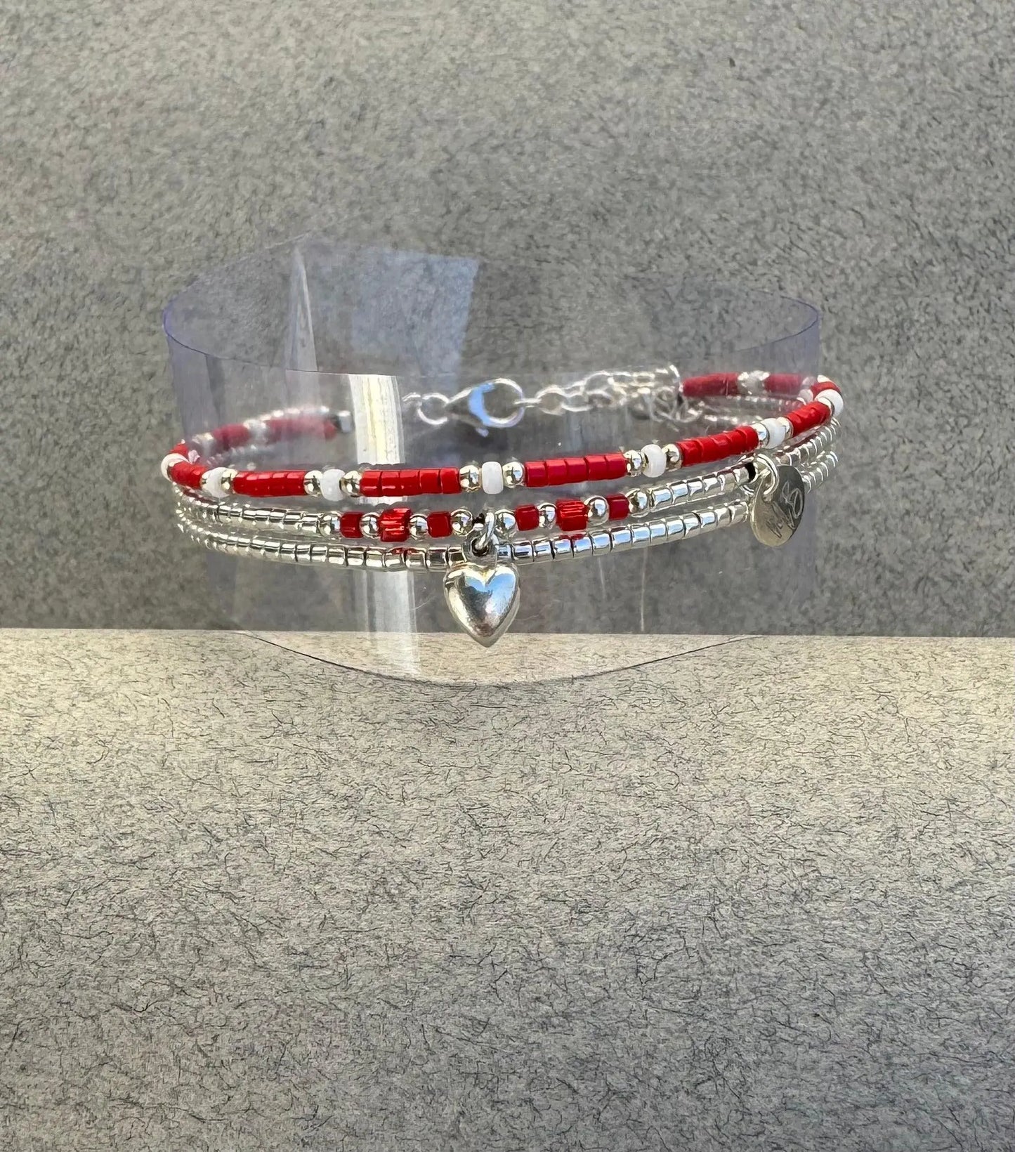 Bracelet 3 rangs en argent 925 “Little Heart” - Mahana Bijoux