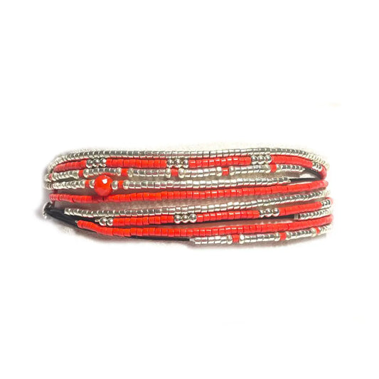 Manchette multi rangs en Argent 925 "Le DAIQUIRI " - Mahana Bijoux