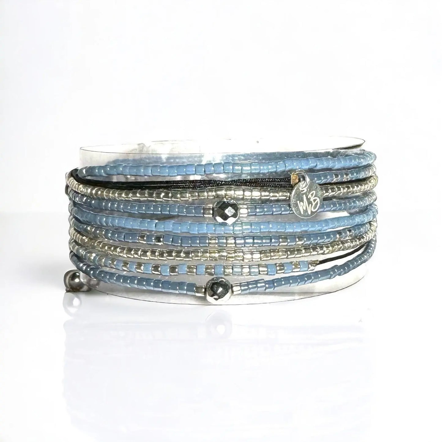 Manchette multi tours en Argent 925 Le Bogota - Mahana Bijoux