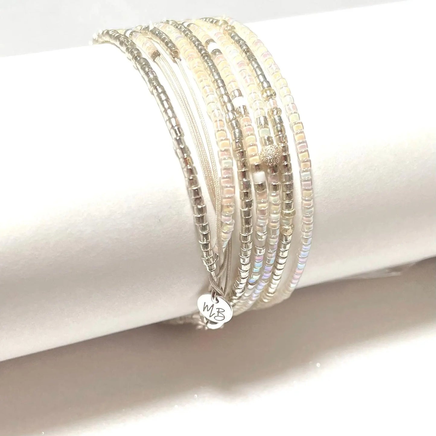 Manchette multi tours en Argent 925 Prague - Mahana Bijoux