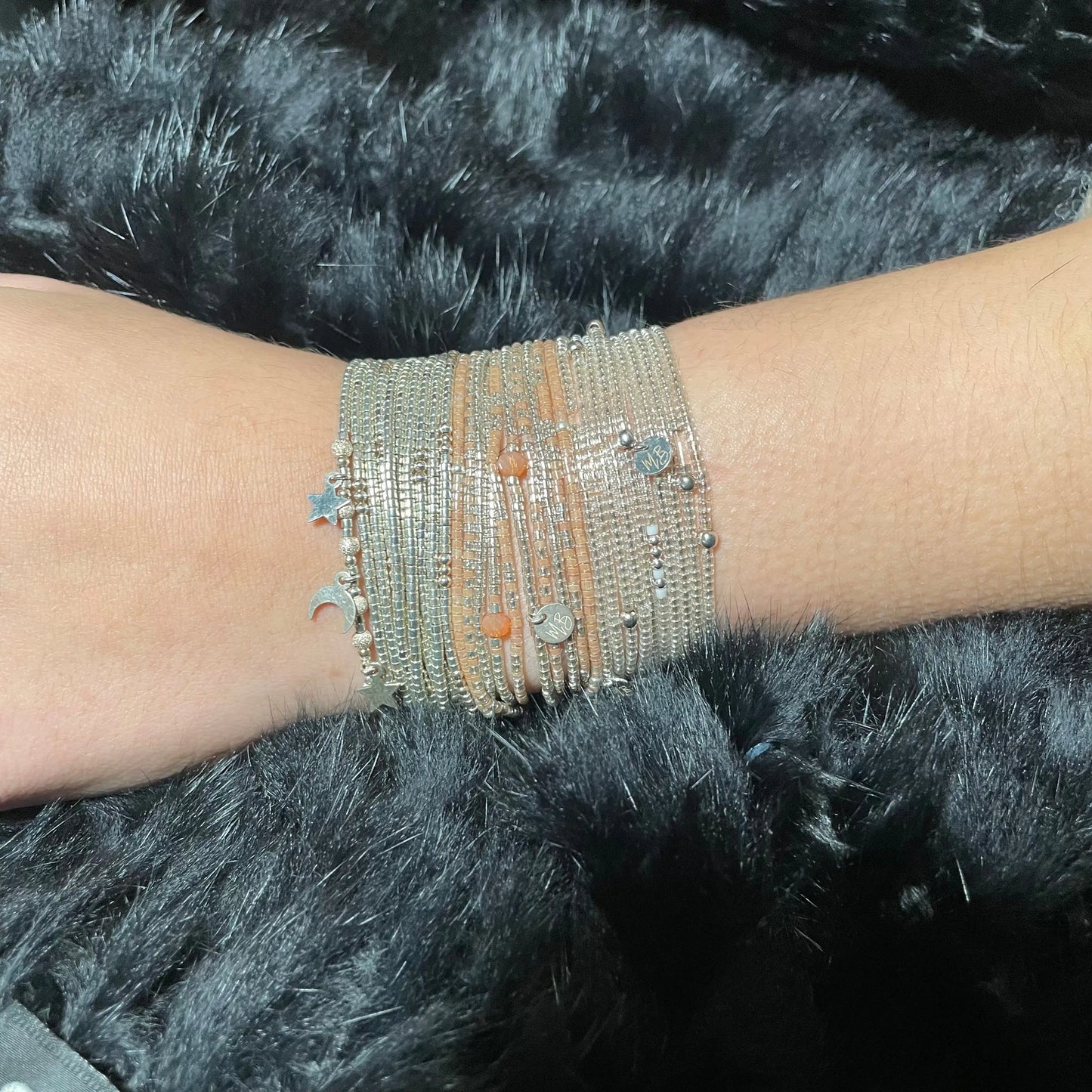 Manchette multi tours en Argent 925 "Le Nude One" - Mahana Bijoux