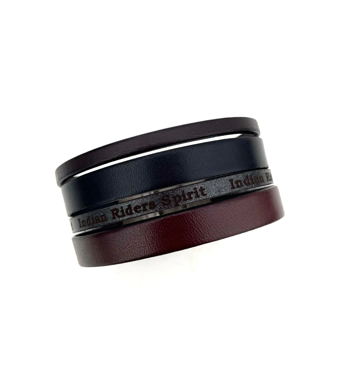 Bracelet en cuir Indian Riders Spirit - Mahana Bijoux