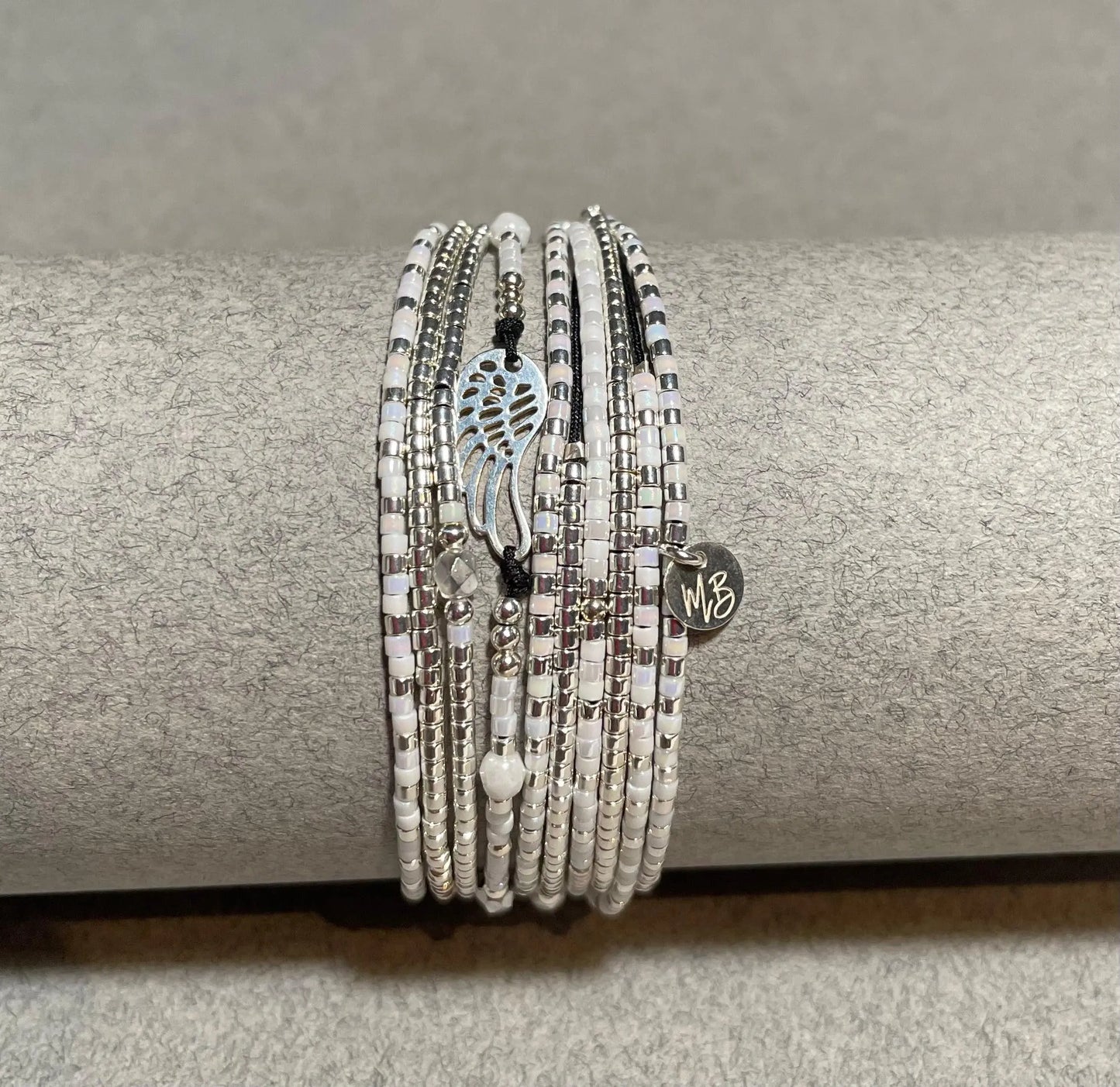 Bracelet Multi rangs “Ange ou Démon” en argent 925 - Mahana Bijoux