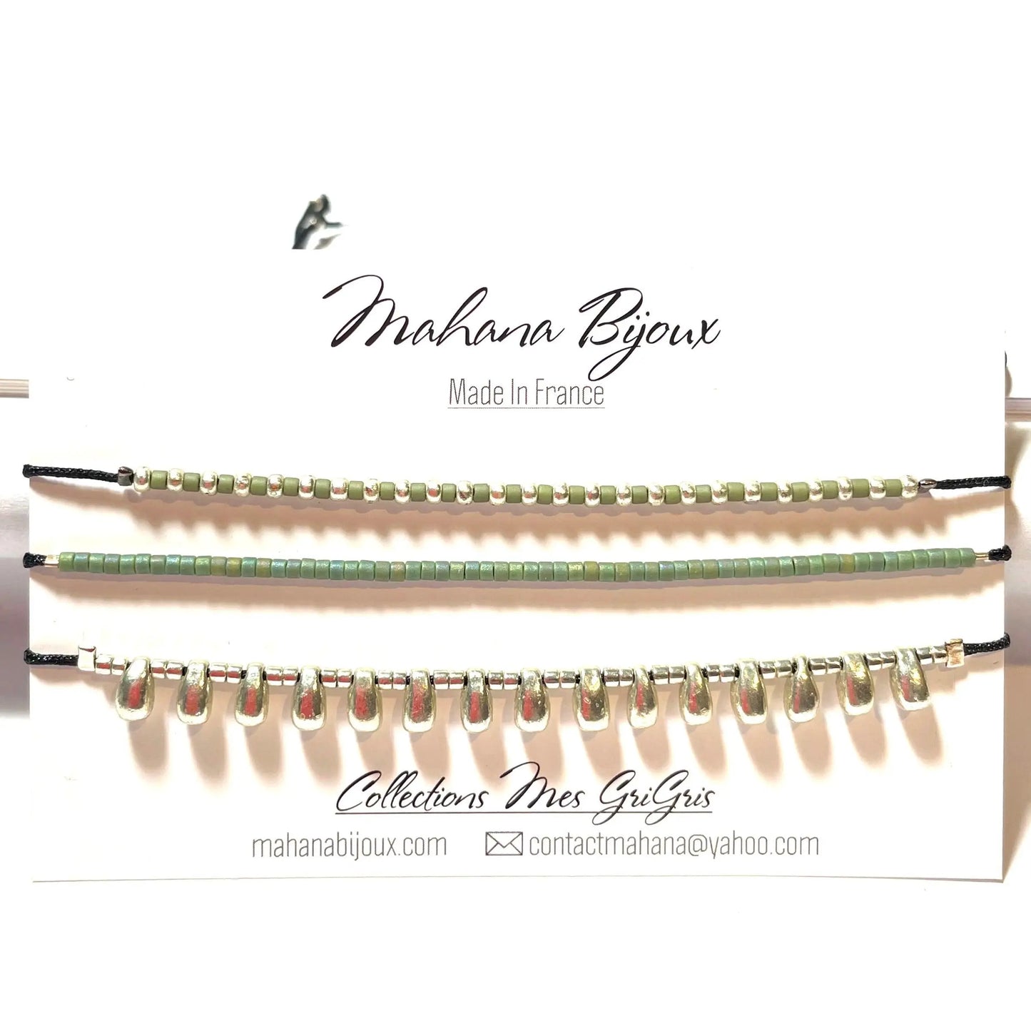 Carte 3 bracelets “Aria“ - Mahana Bijoux