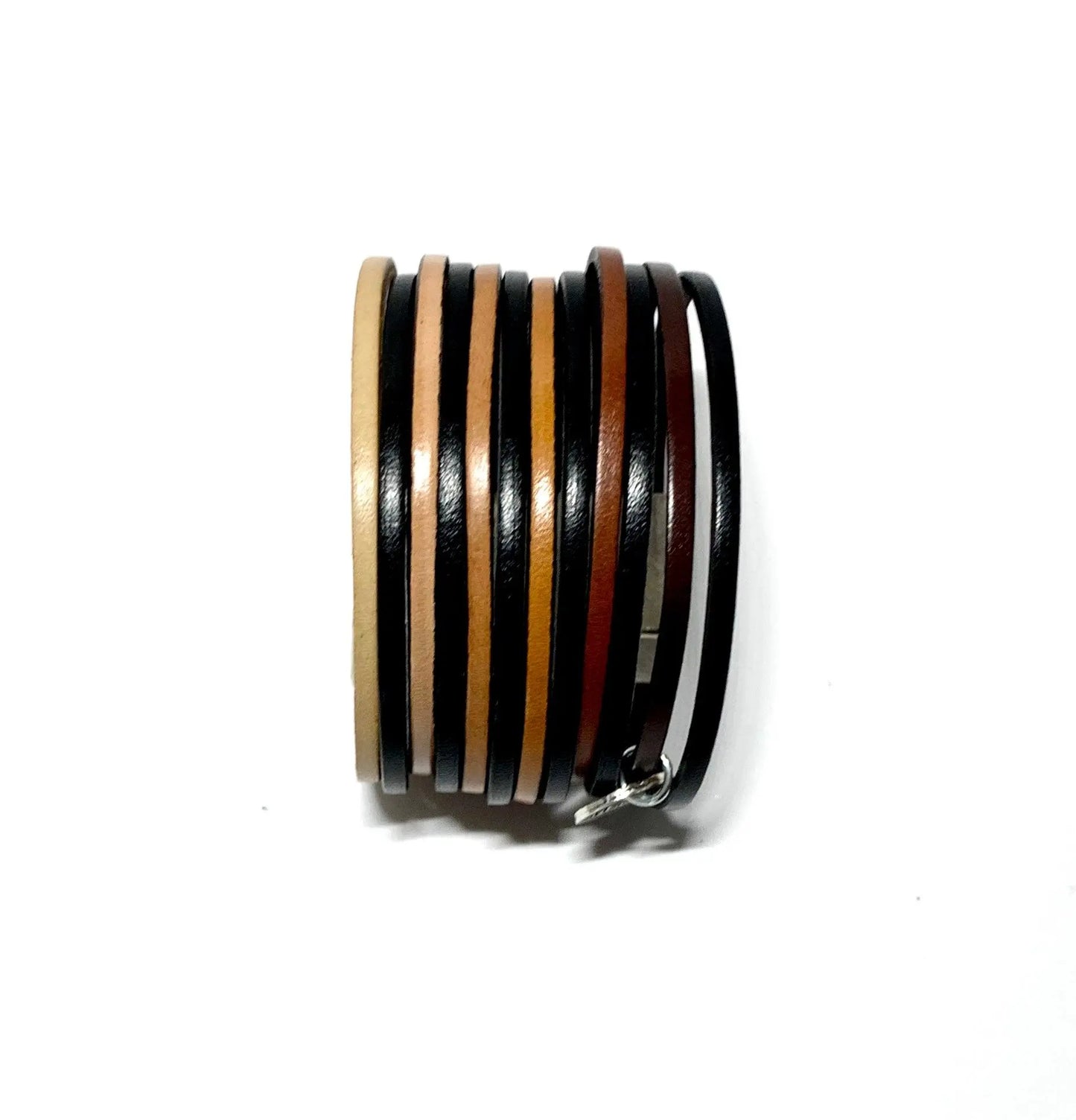 Manchette en cuir Isis - Mahana Bijoux