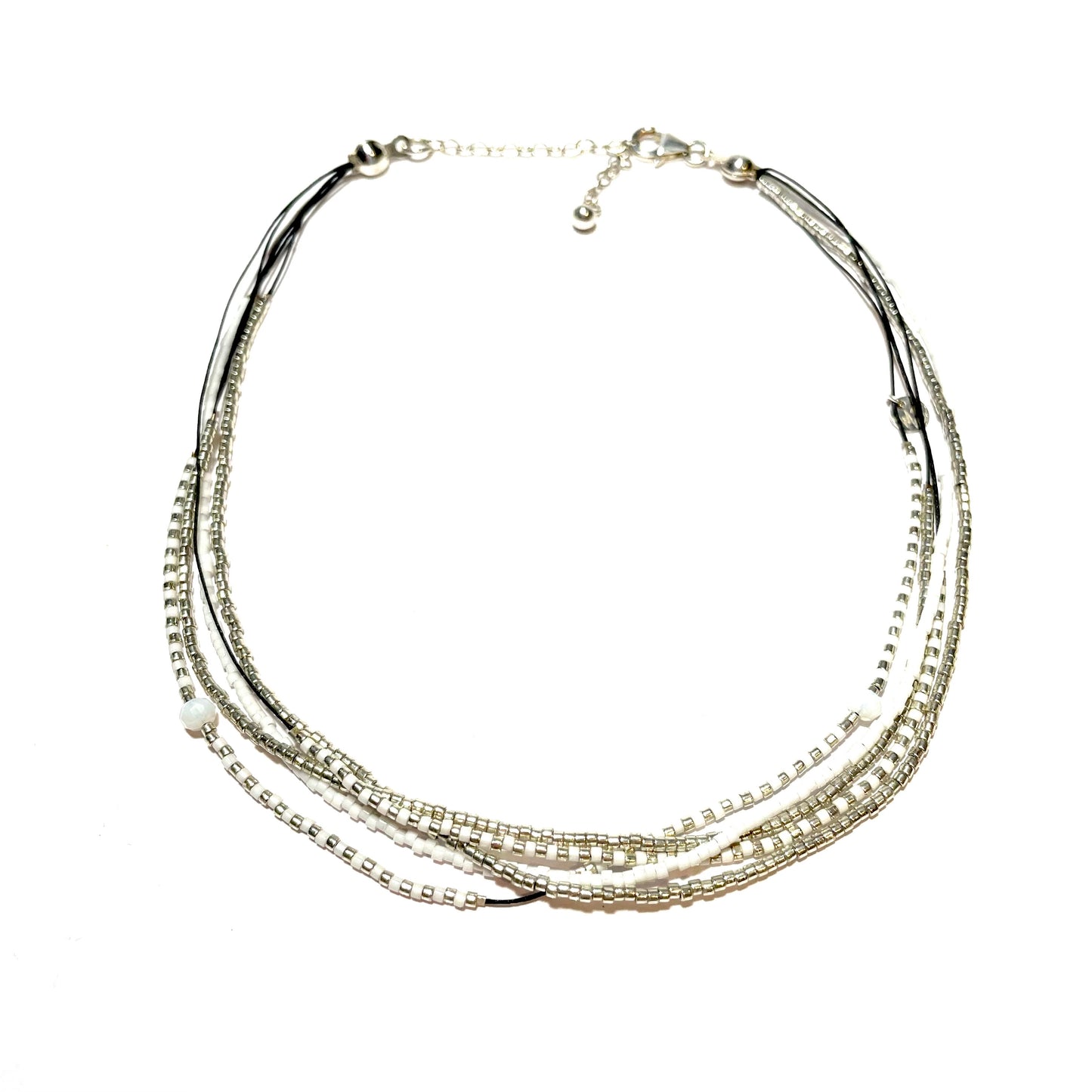 Manchette multi liens en Argent 925 "Berlin" - Mahana Bijoux 