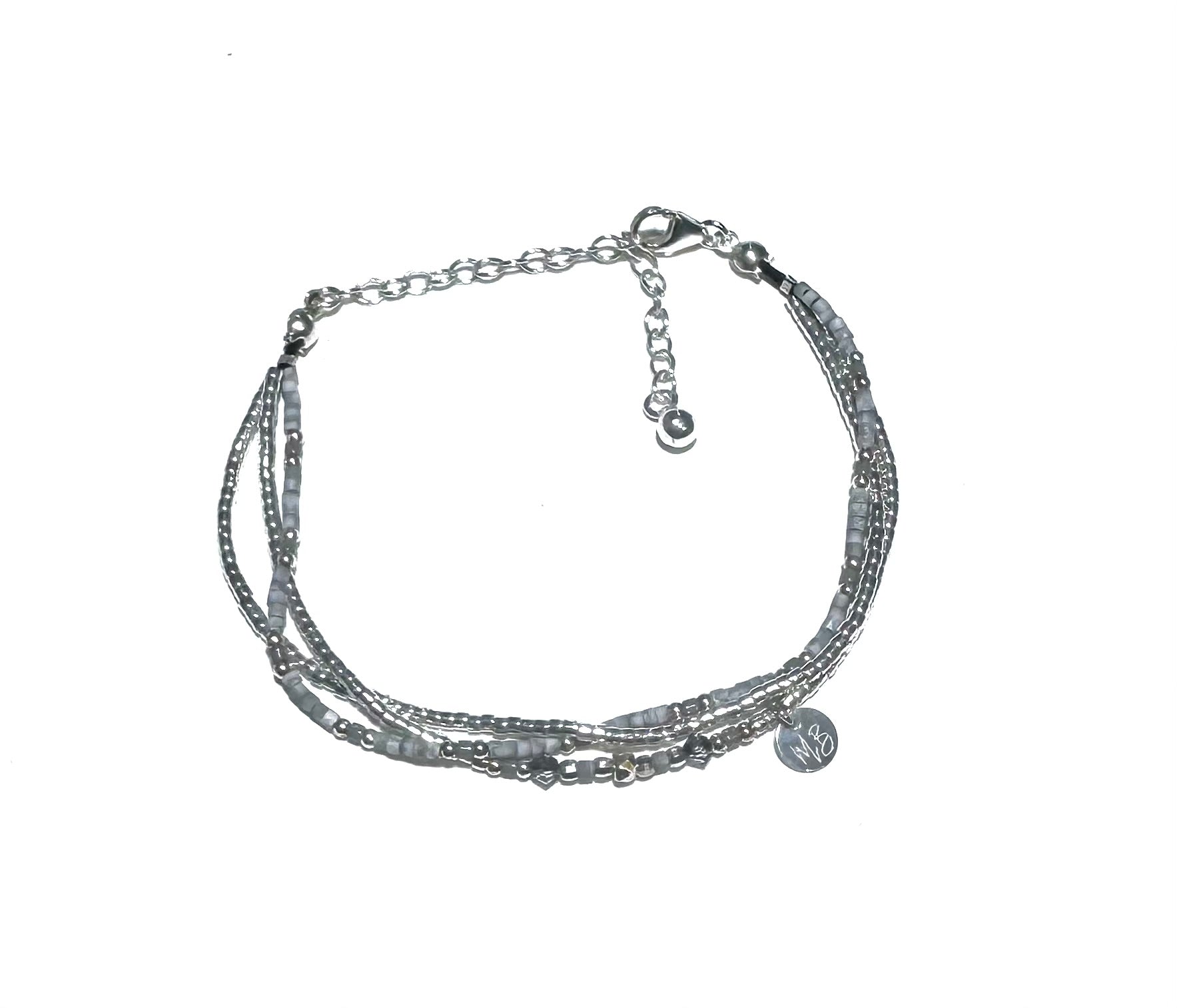 Bracelet 3 rangs en argent 925 “Alba ” - Mahana Bijoux 