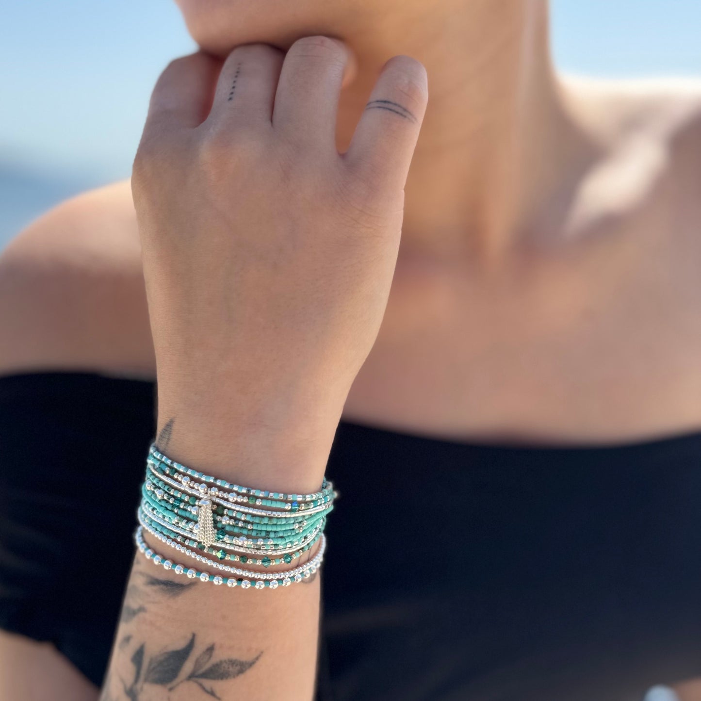 Bracelet en argent 925 et Turquoise