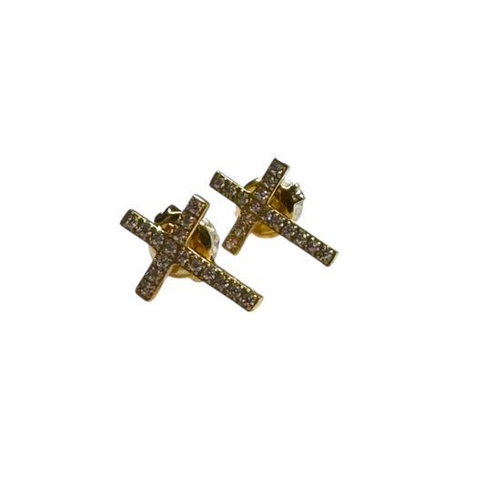 Boucle d’oreille croix