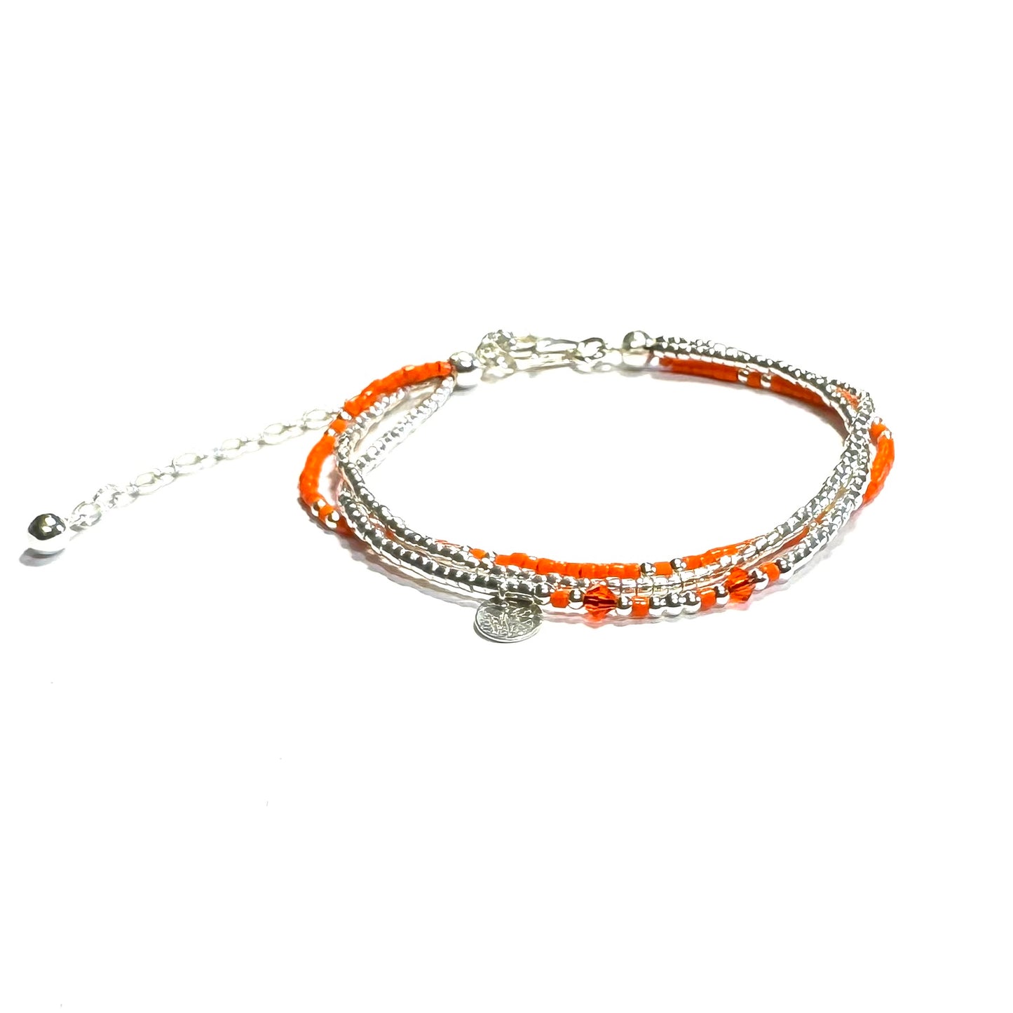 Bracelet en argent 925 | Orange II